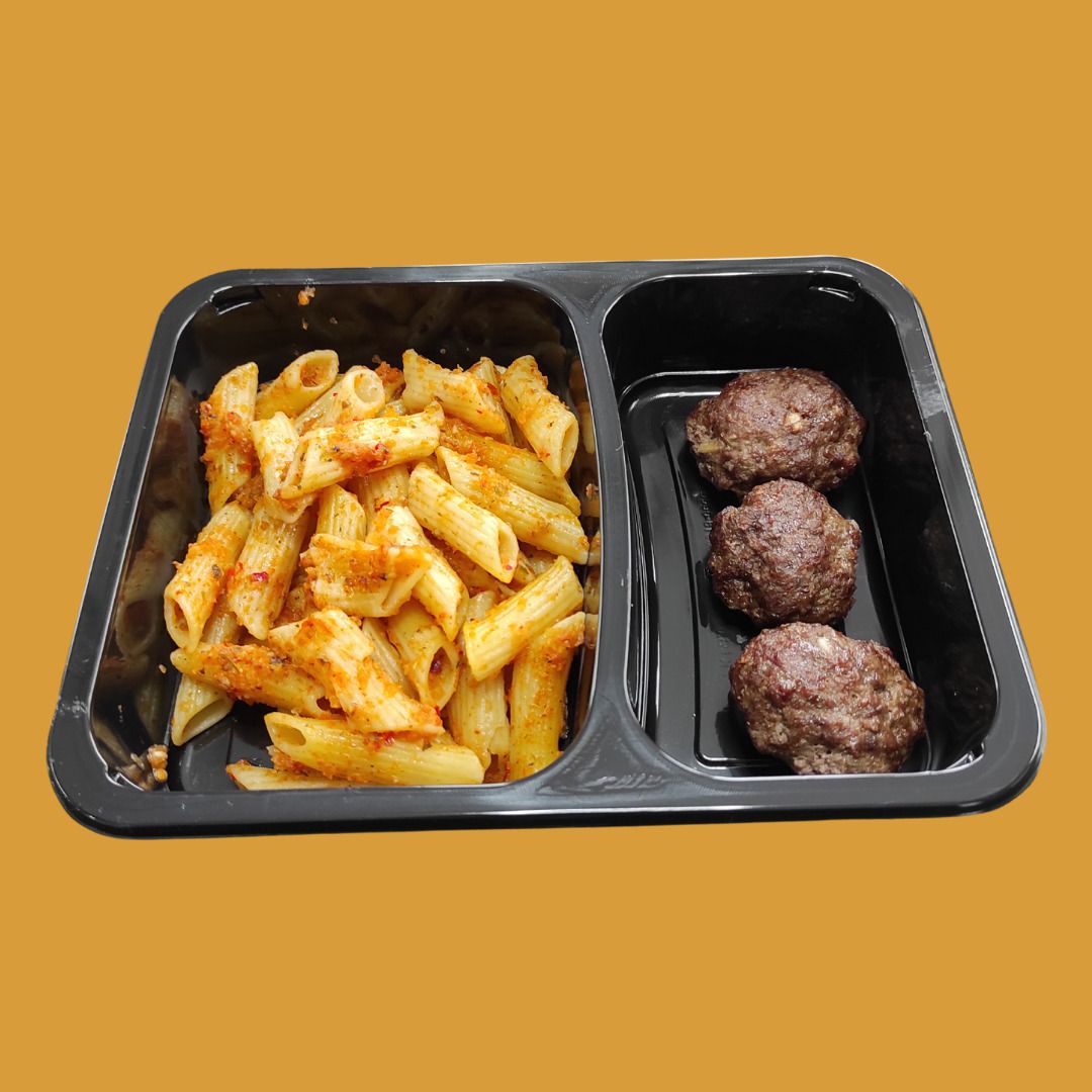 Akdeniz Makarna (200 gr) & Fırında Köfte (150 gr)