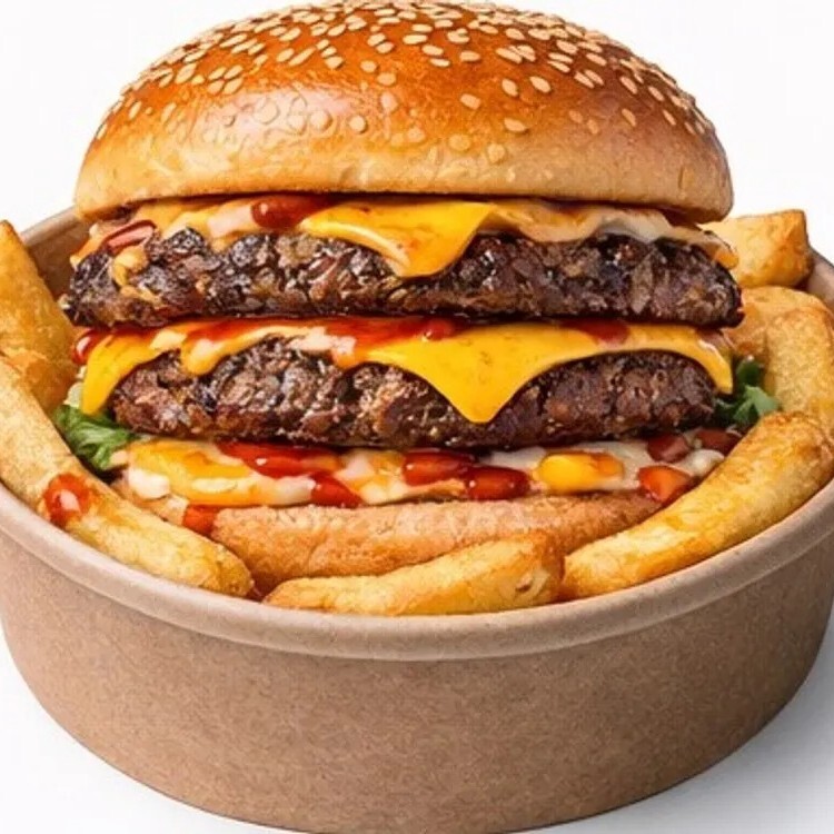 Double Gurme Cheeseburger