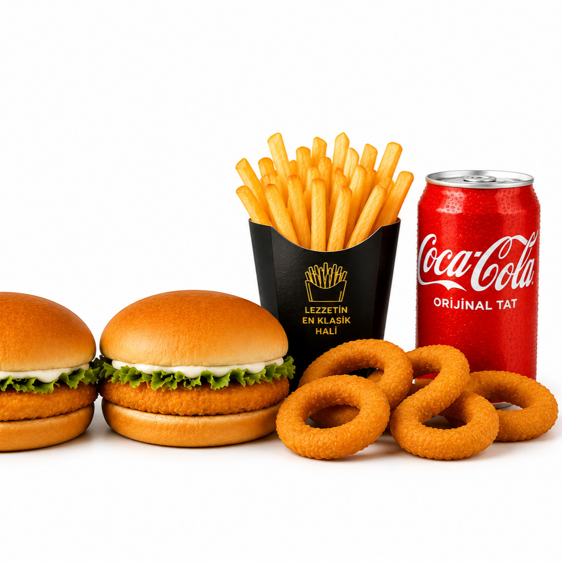2'li Tavuk Burger Menü (Coca Cola)