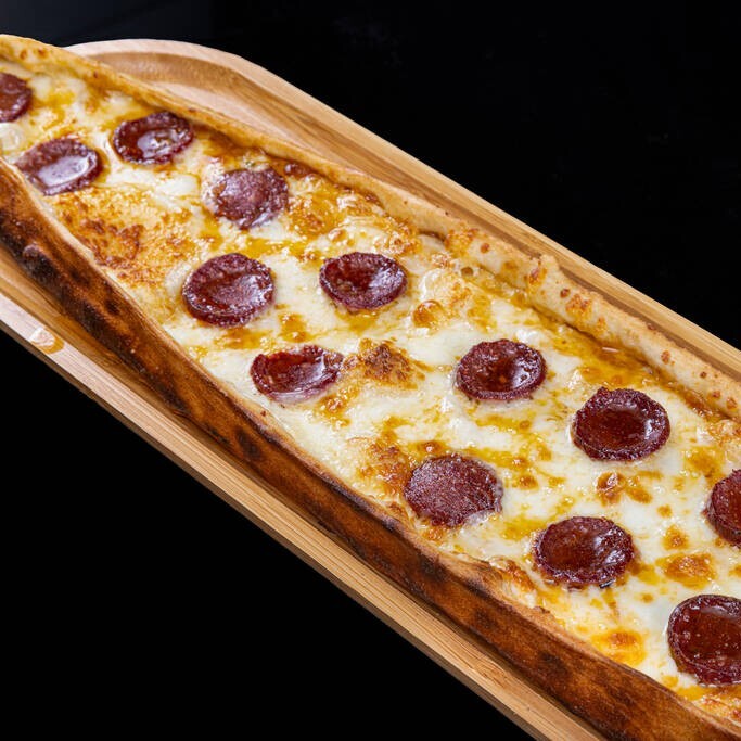Kaşarlı Sucuklu Pide + Ayran