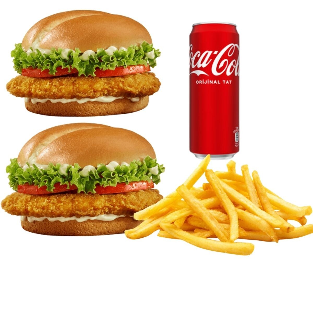 2'li Tavukburger Menü