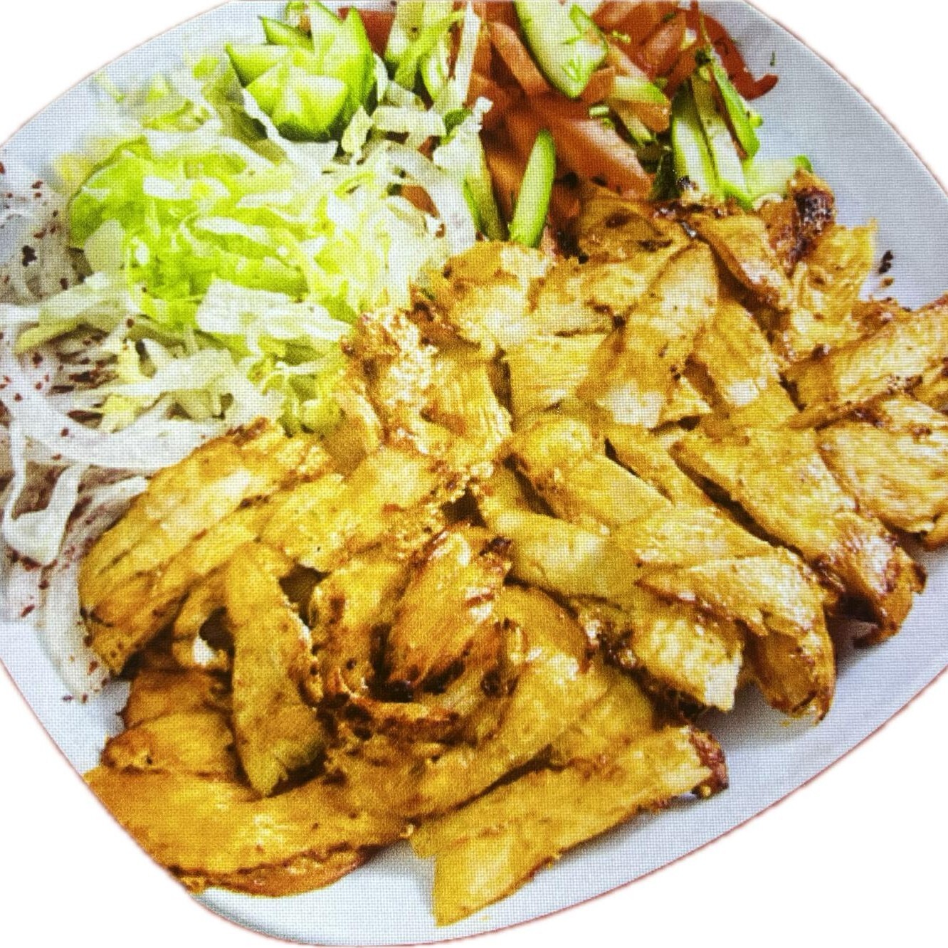 Sade Porsiyon Tavuk Döner