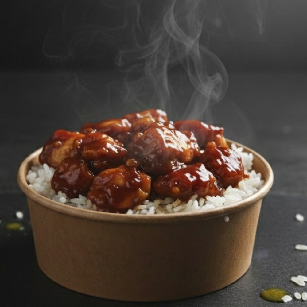 Bi Kova Bbq Soslu Pilav