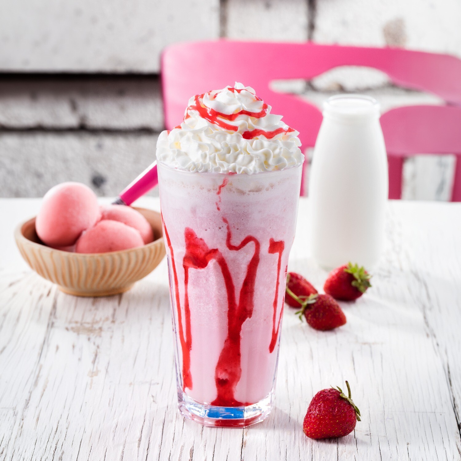Çilekli Milkshake