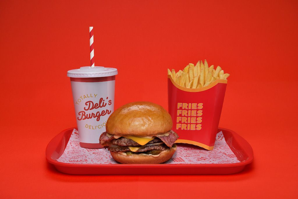 Double Bacon Cheeseburger Menü
