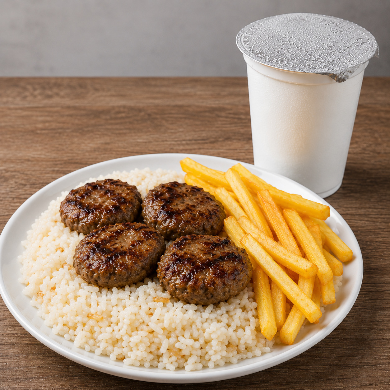 Pilav Üstü Köfte Menü