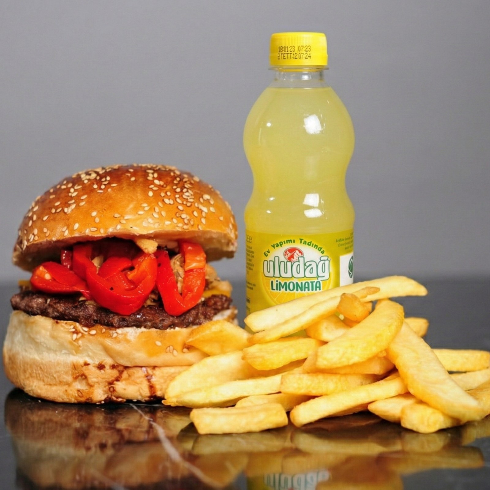 Baba Vejeteryan Burger Menü