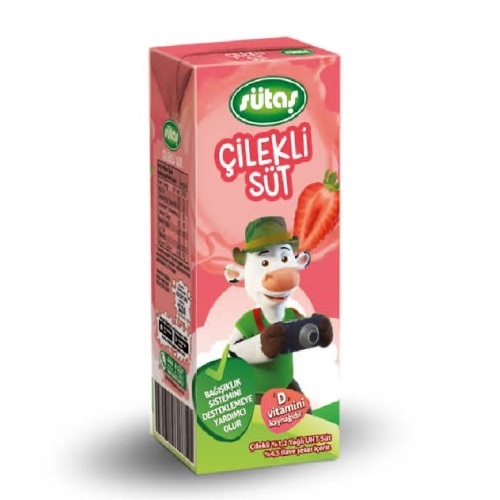 Çilekli Süt