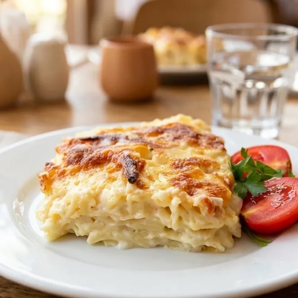 Peynirli Fırın Makarna
