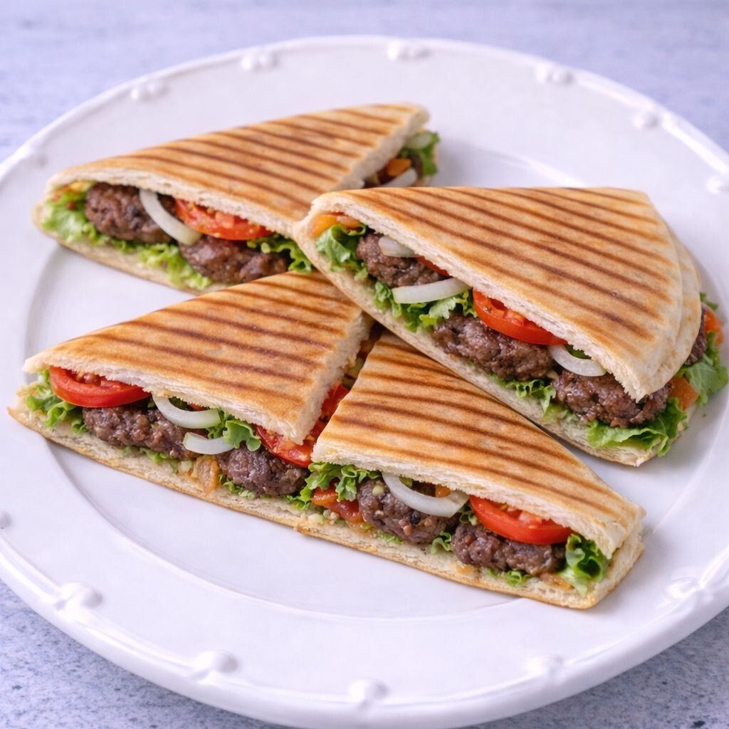 Bazlama Ekmek Arası Köfte