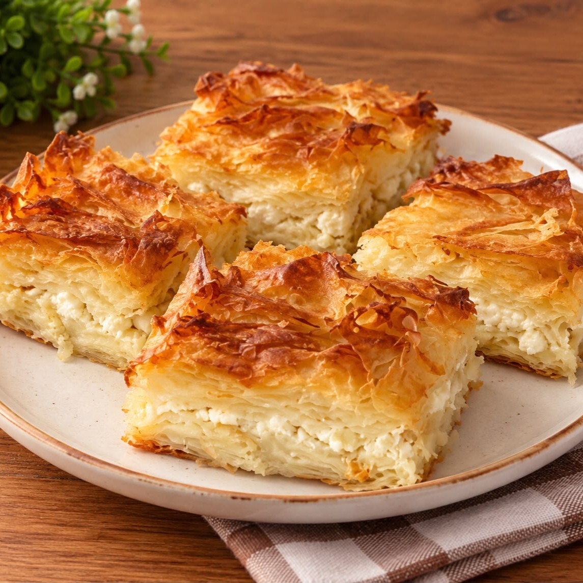 Peynirli Dilim Börek