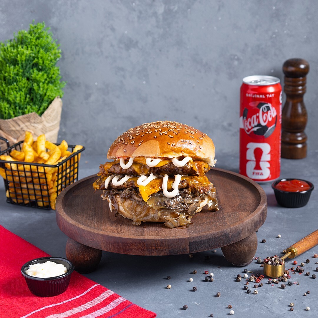 Pk Trüf Mantarlı Burger Menü (Premium)