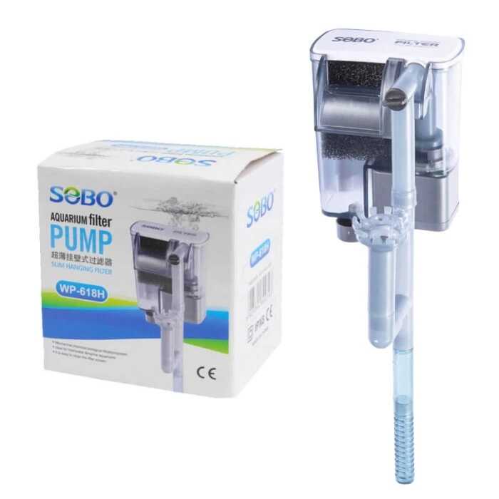 Sobo WP-618H Akvaryum Slim Şelale Filtre (5W - 280 L/h)