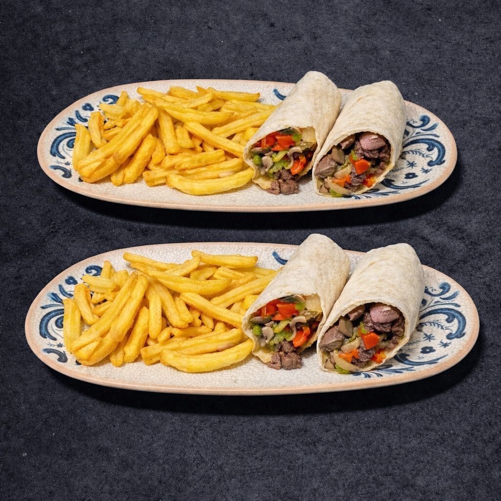 2'li Et Dürüm Menü (1166,5 KCal)
