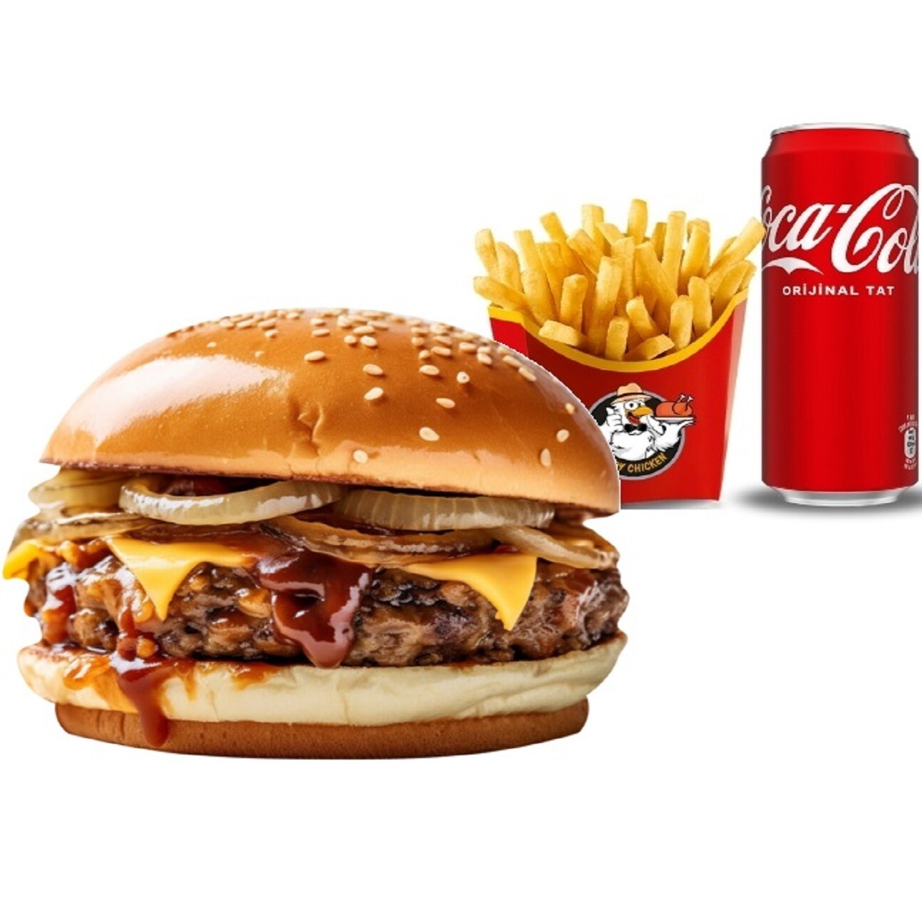 Smash BBQ Burger Menü (ET)