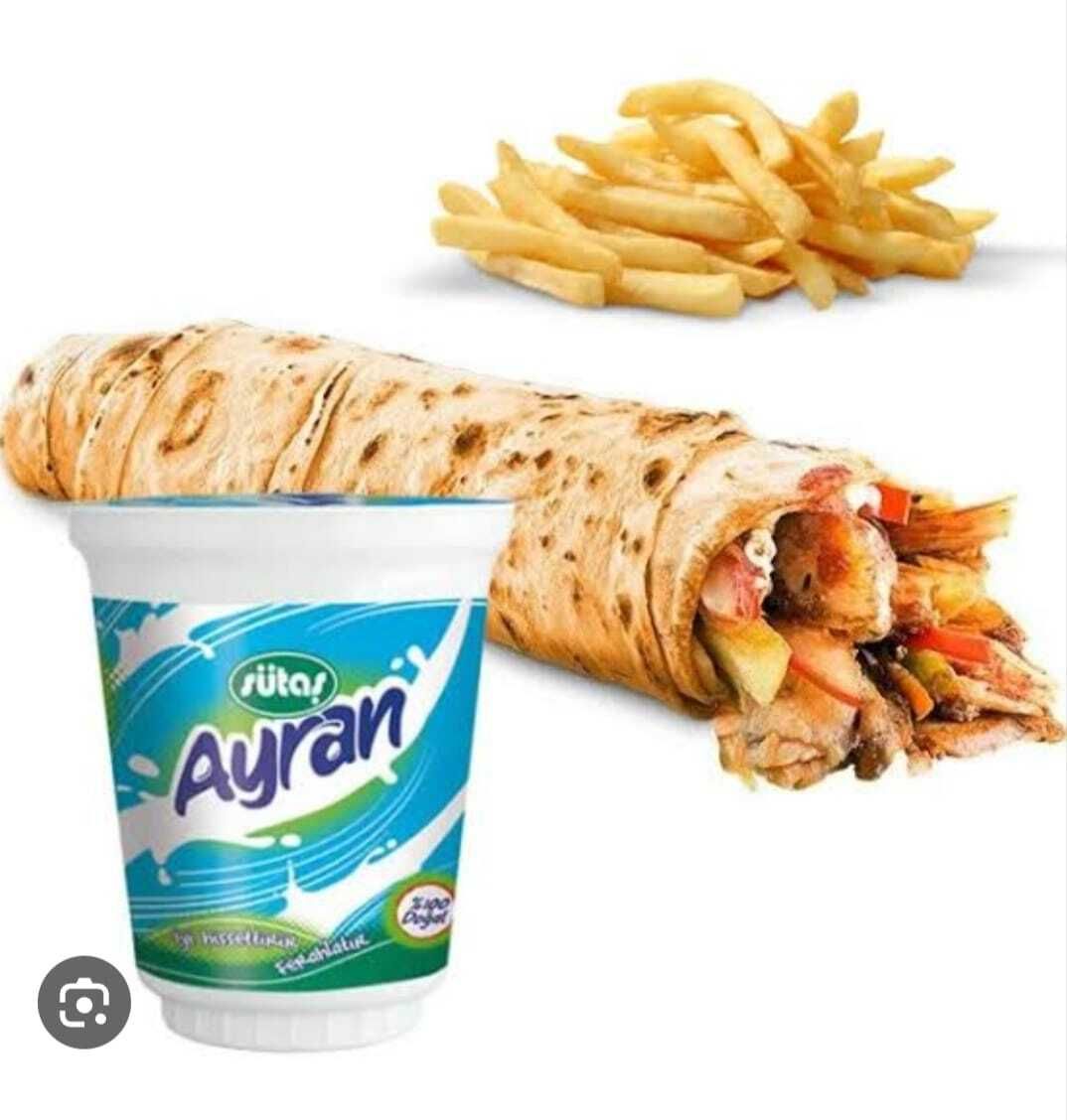 Zurna Tavuk Döner Dürüm Menü 1
