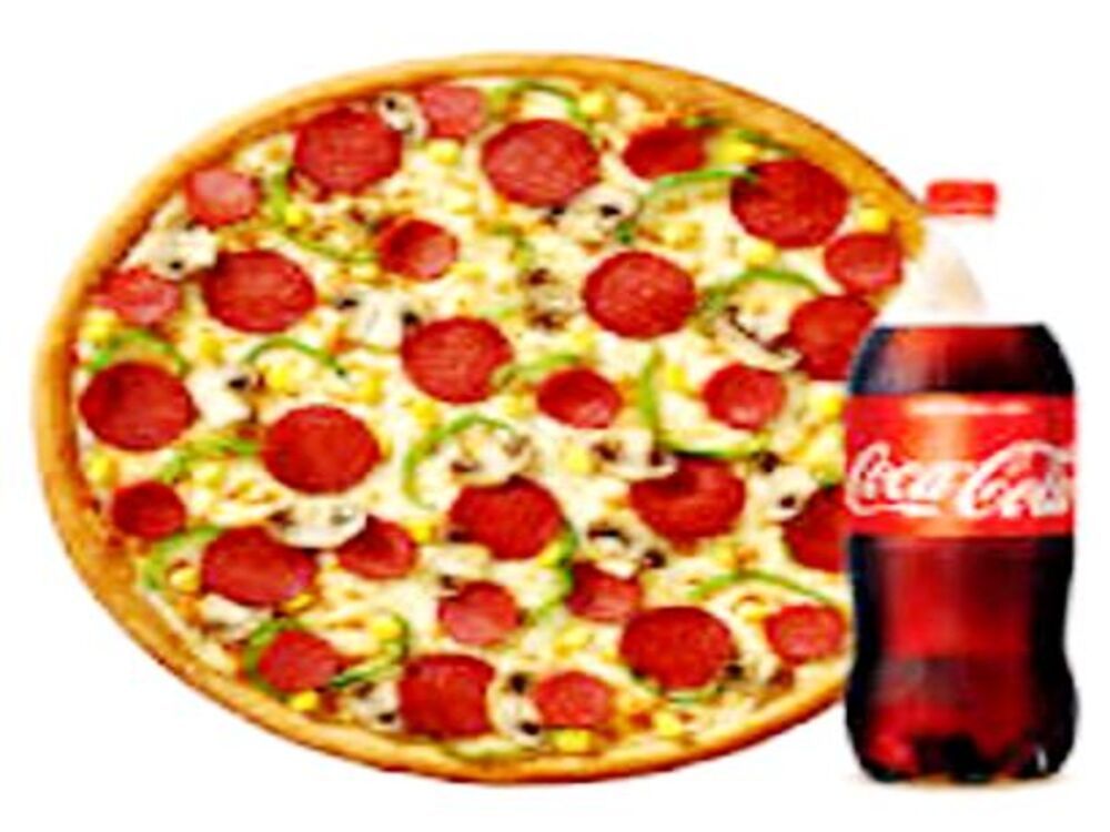 Bir Alana Bir Bedava Sosyetik Pizza Orta Boy+1lt Cola