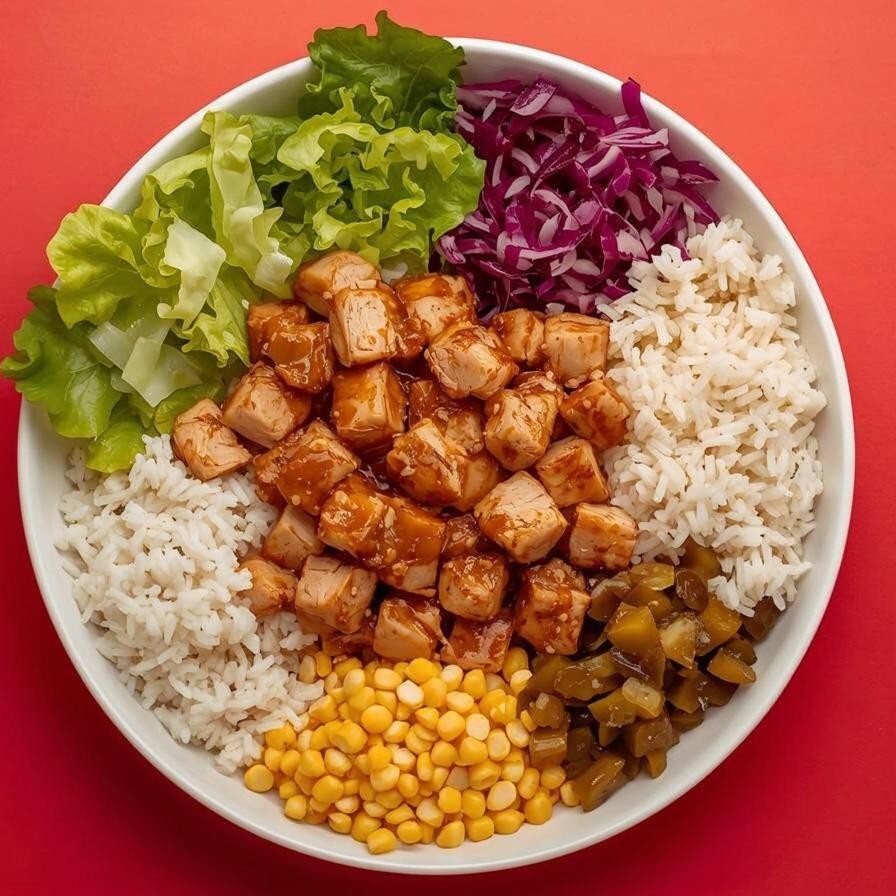 Cafe De Paris Soslu Tavuklu Pilav Bowl