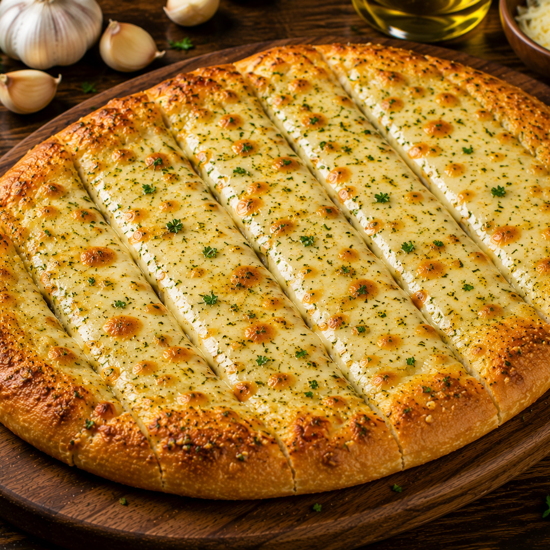 Sarımsak Peynirli Ekmek