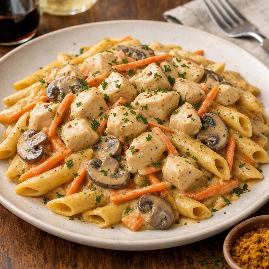 Soya Soslu Tavuklu Penne