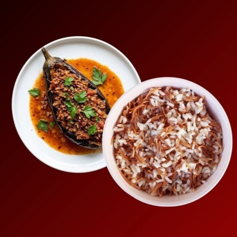 Karnıyarık & Şehriyeli Pilav