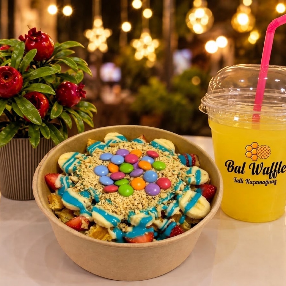 Bubble Gum Bowl Waffle