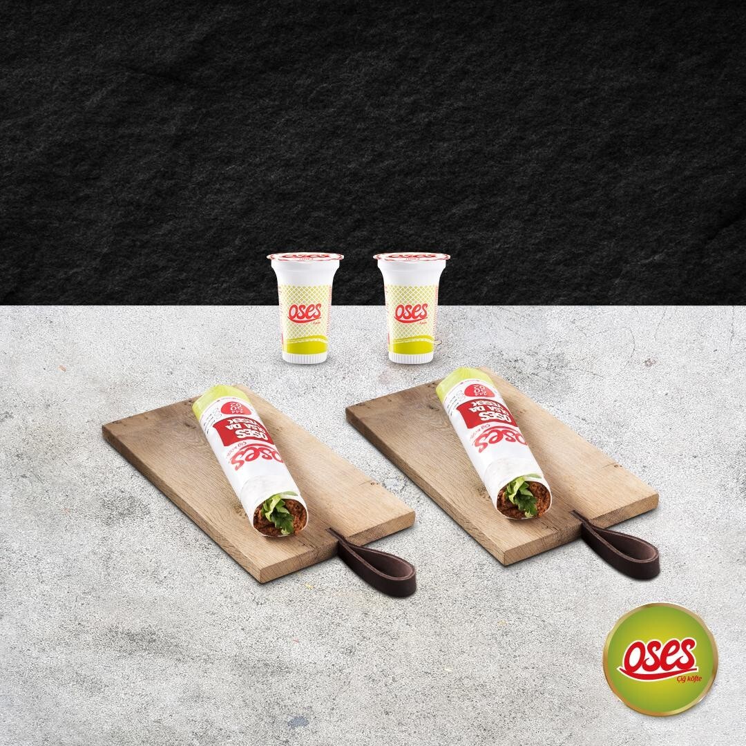2'li Çiğ Köfte Dürüm Menü