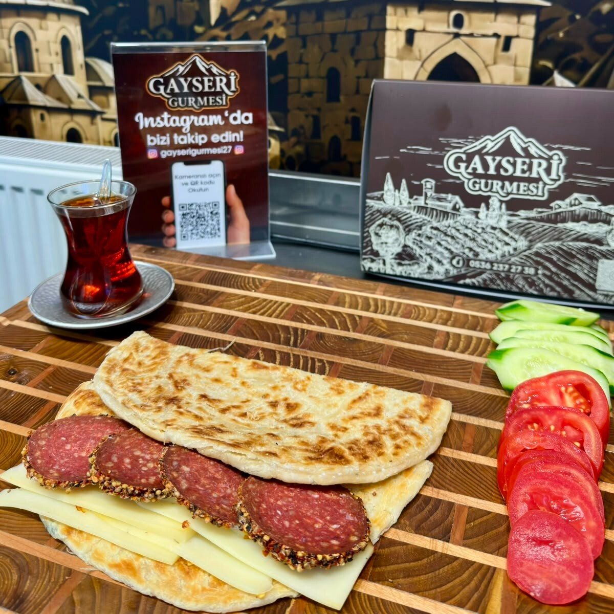 Kayseri Katmeri Arası Osmanlı Sucuğu & Taze Kaşar