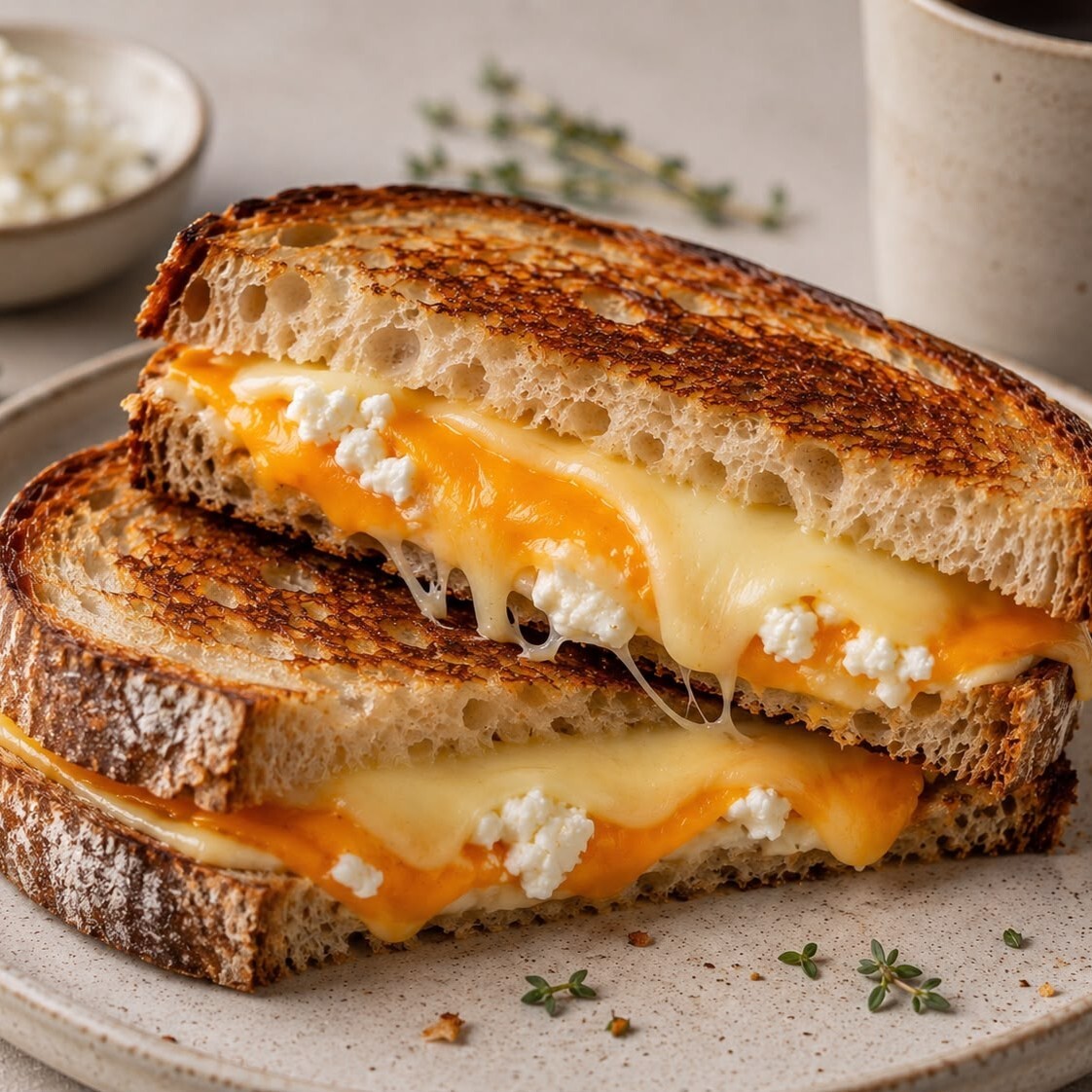 Üç Peynirli Tost