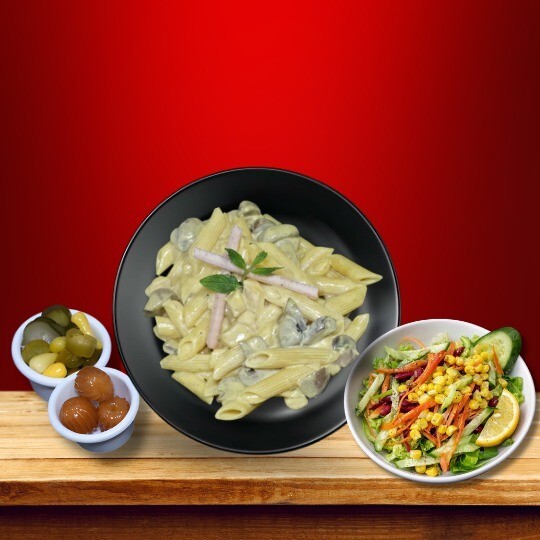 Kremalı Tavuklu Penne