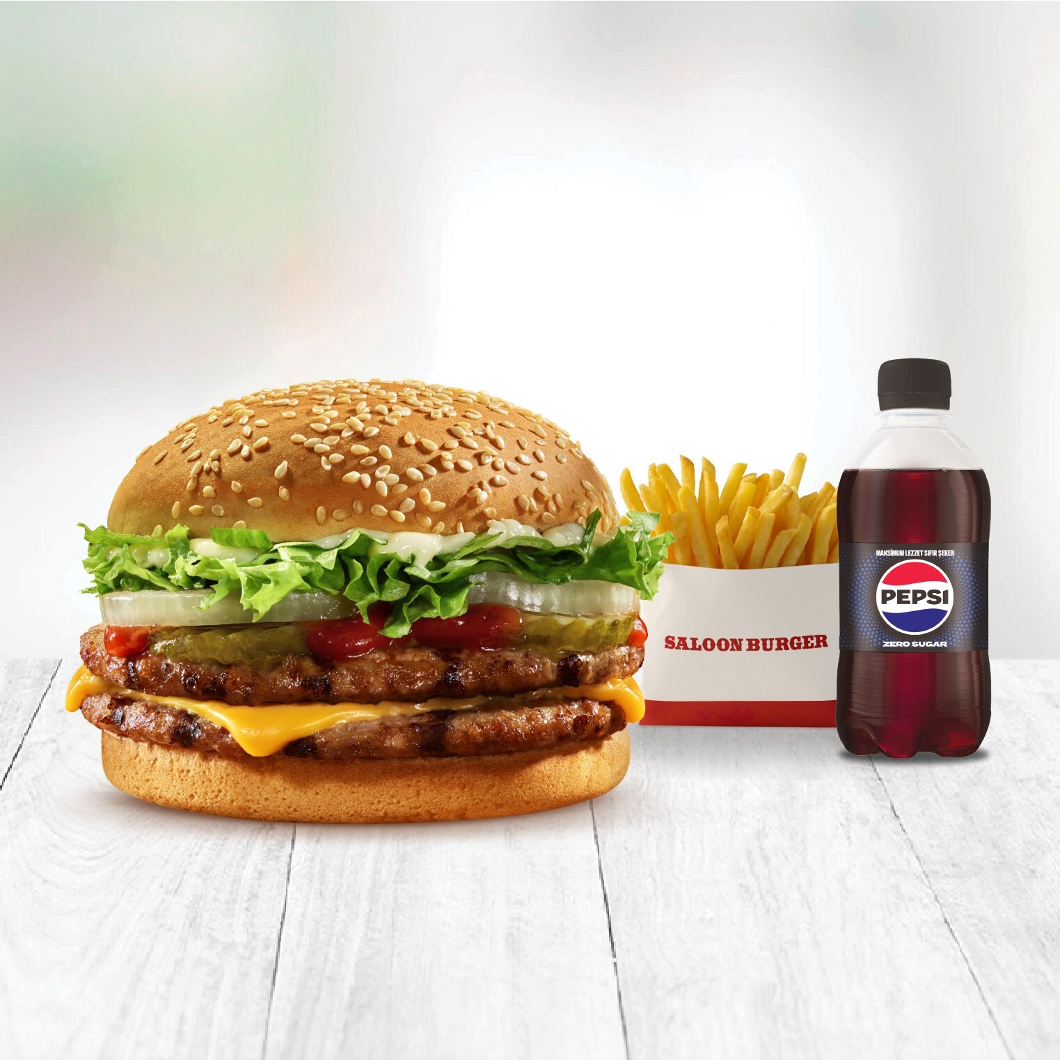 Double Köfte Burger Menü