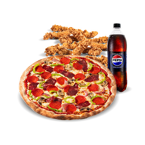 Tavuklu XL Pizza Menü