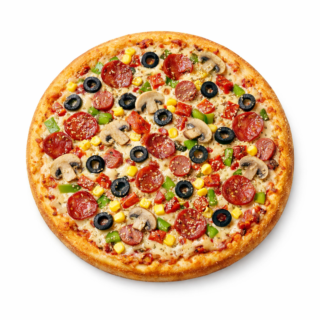 Jumbo Bol Malzemeli Pizza (Orta)