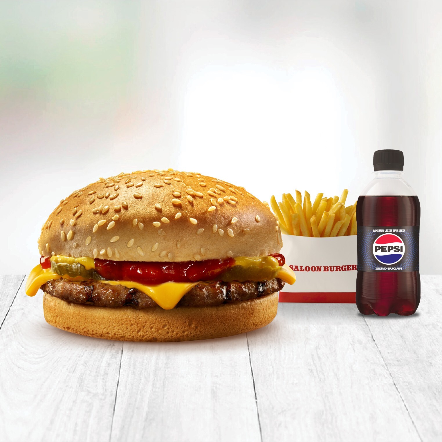 Cheeseburger Menü