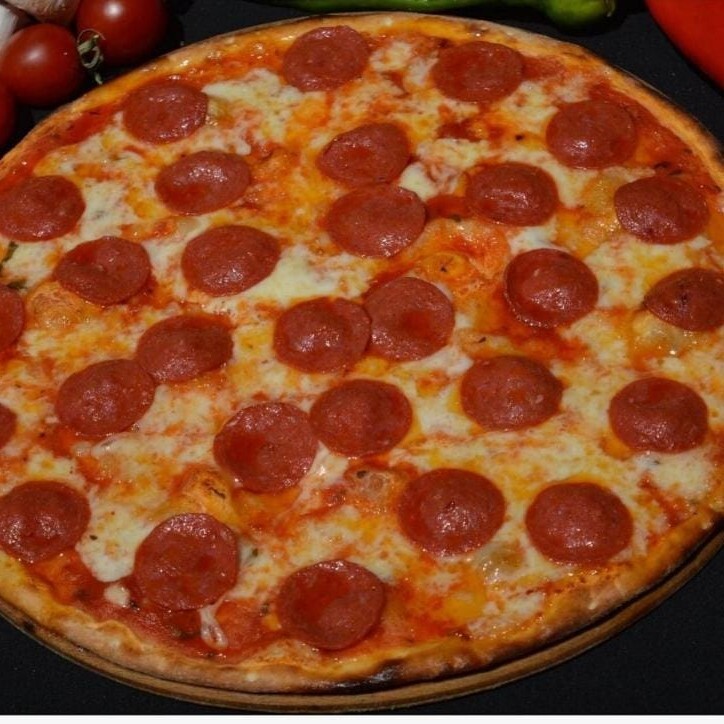 Sucuklu pizza orta boy