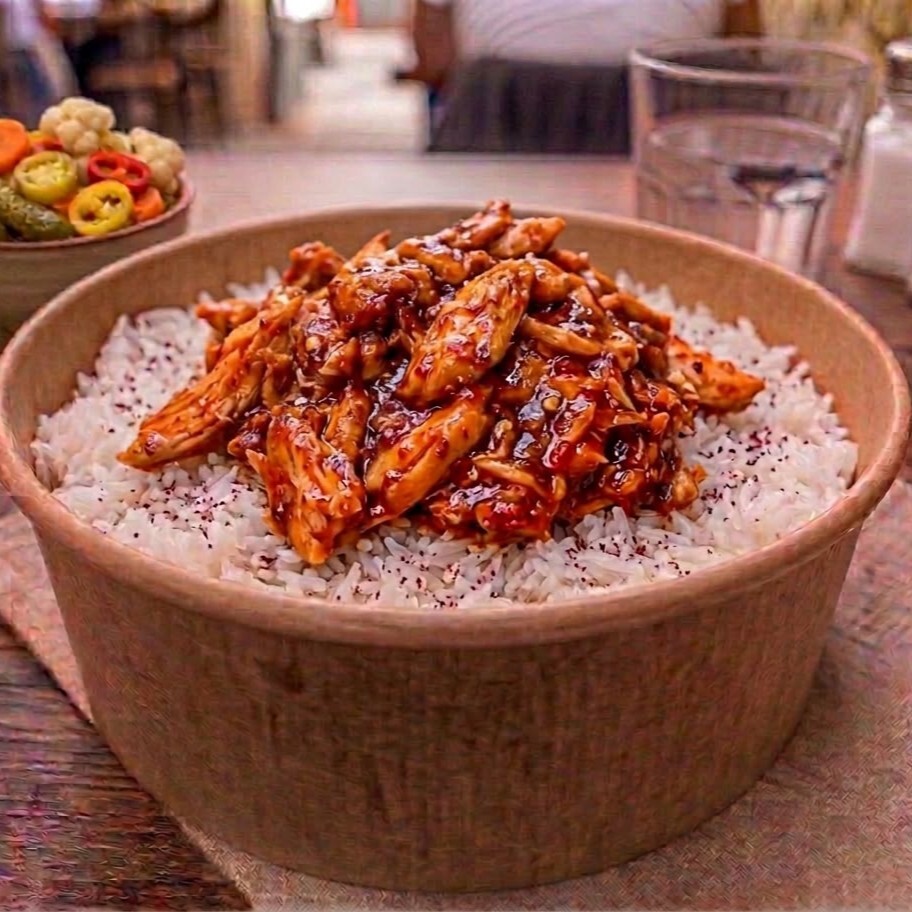 Pilav Üstü Barbekü Soslu Tavuk 450gr