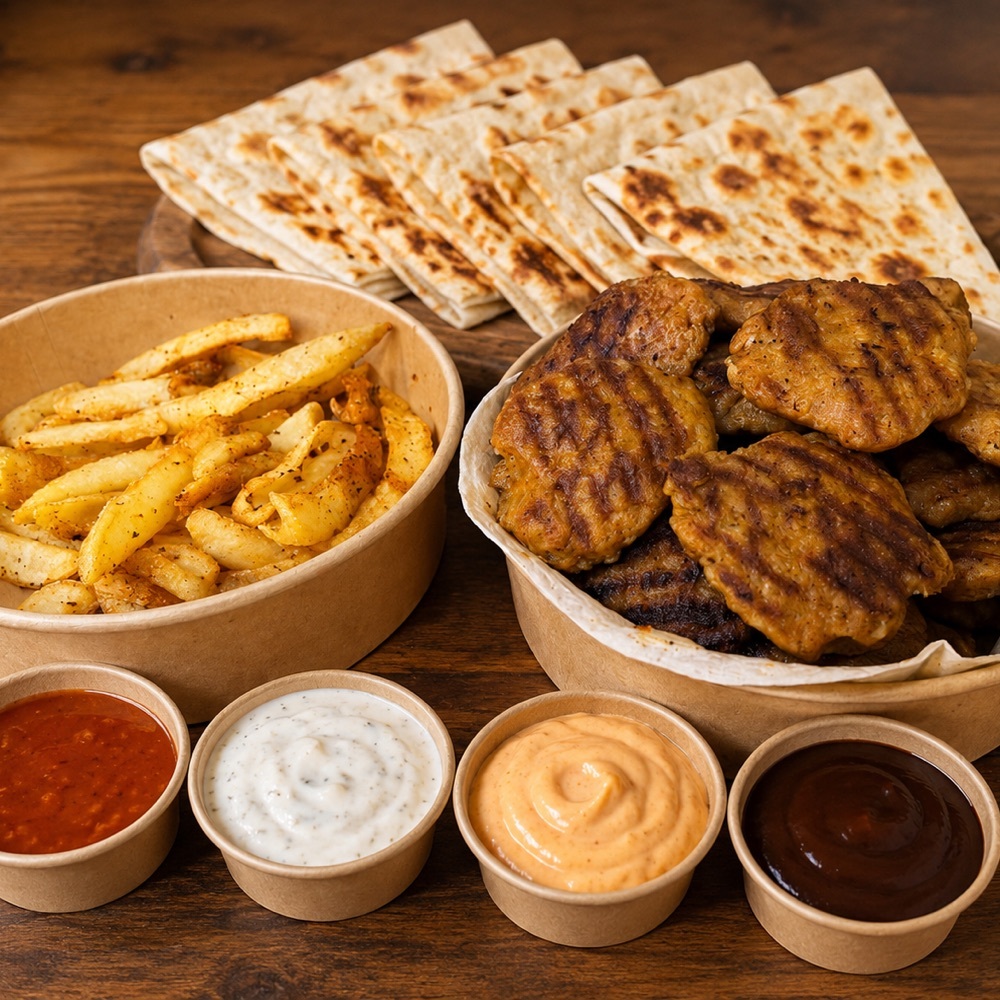 Kovada Tavuk Köfte (750 gr.) Menü