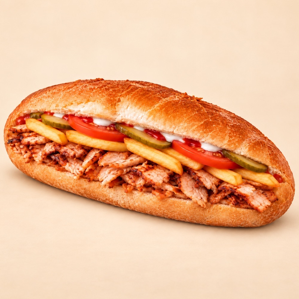 200 gr Yarım Ekmek Tavuk Döner