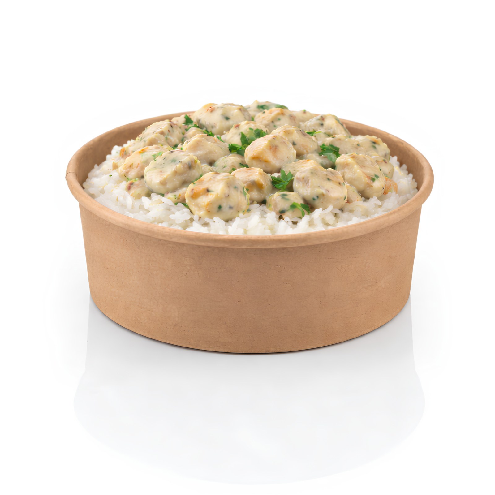 Pilav Üstü Kremalı Kekikli Tavuk