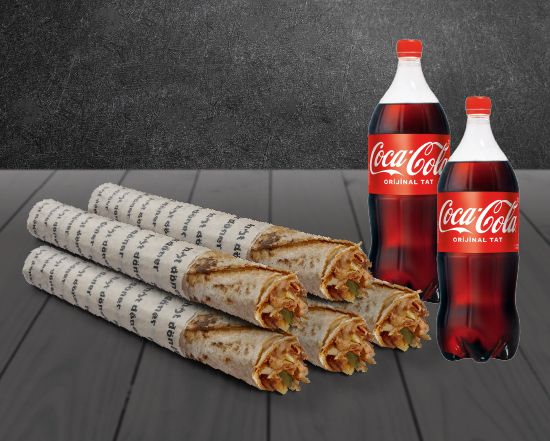 Beşli Tavuk 45cm Maxi Dürüm Menü
