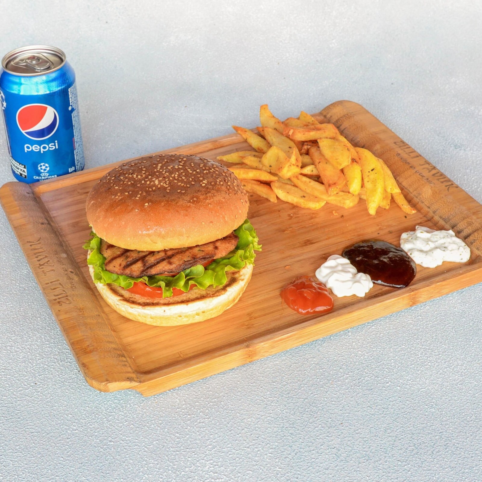 Tavuk Burger Menü