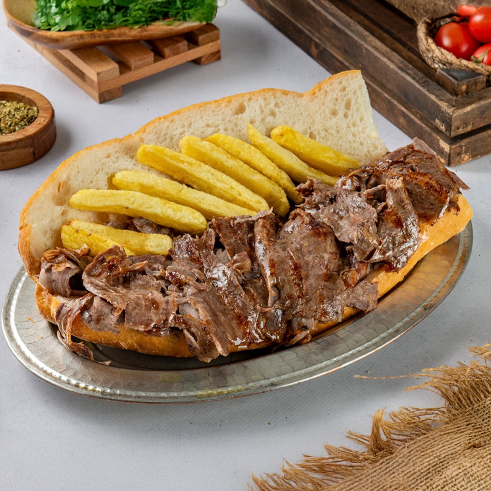3/4 Ekmek Arası Et Döner