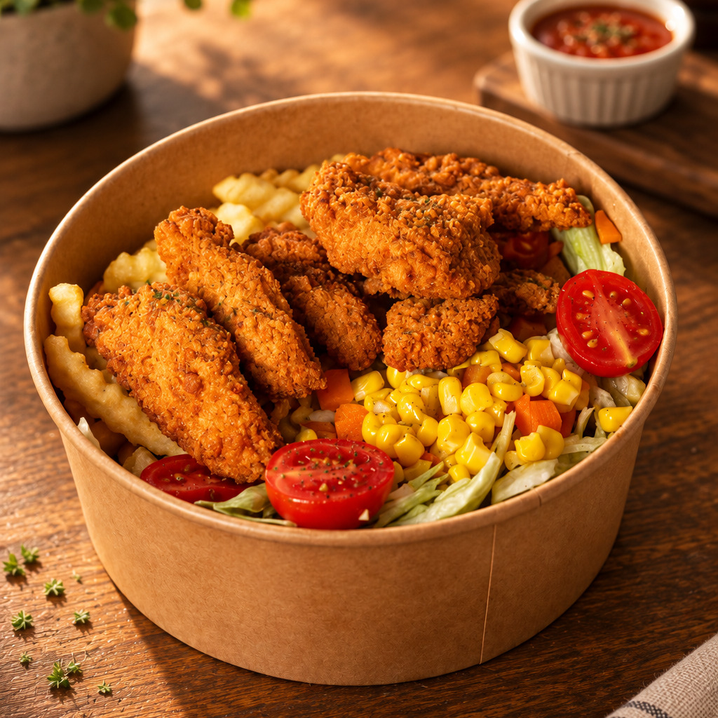 Çıtır Tavuk Bowl (150 gr)