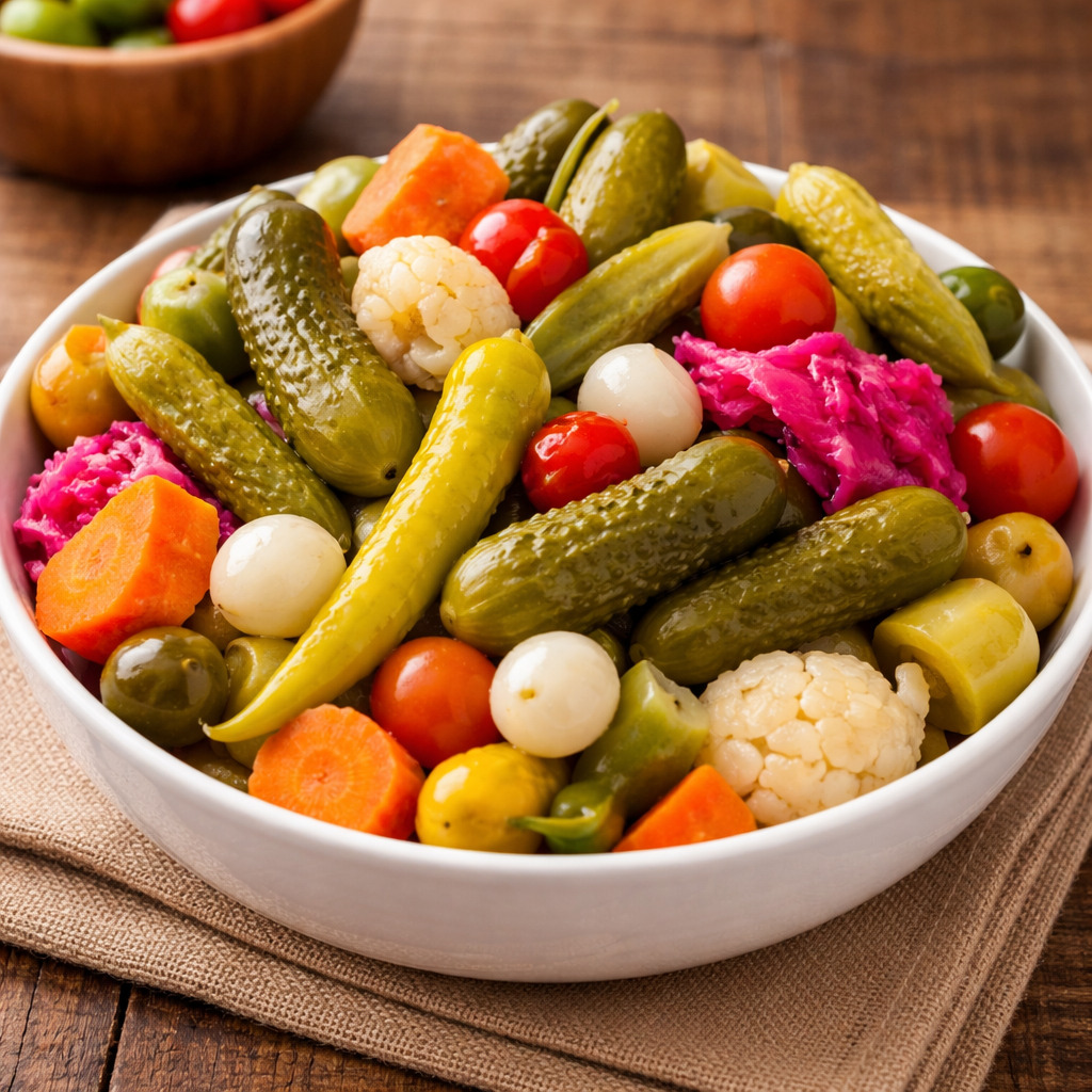 Karışık Turşu 500 gr Sızdırmaz Kap İçinde