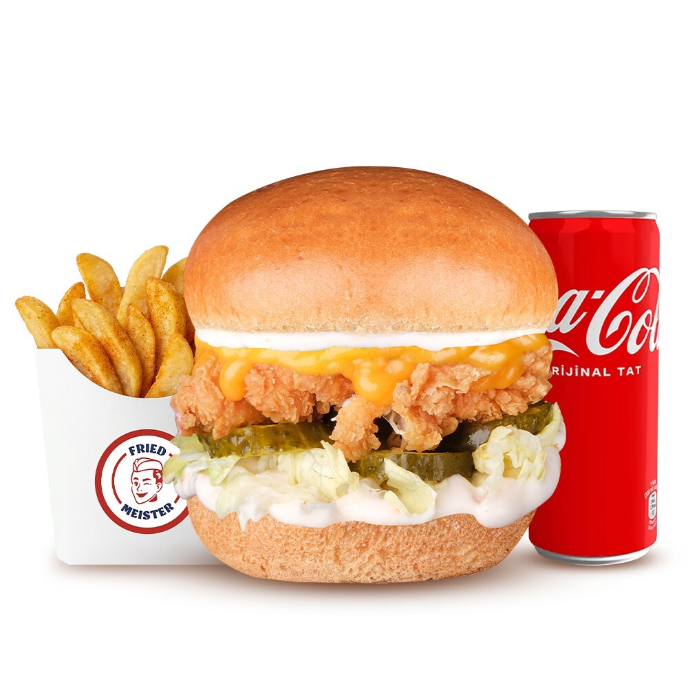 Just Cheddar Burger Menü