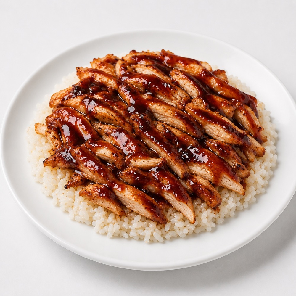 Barbekü Soslu Tavuklu Pilav