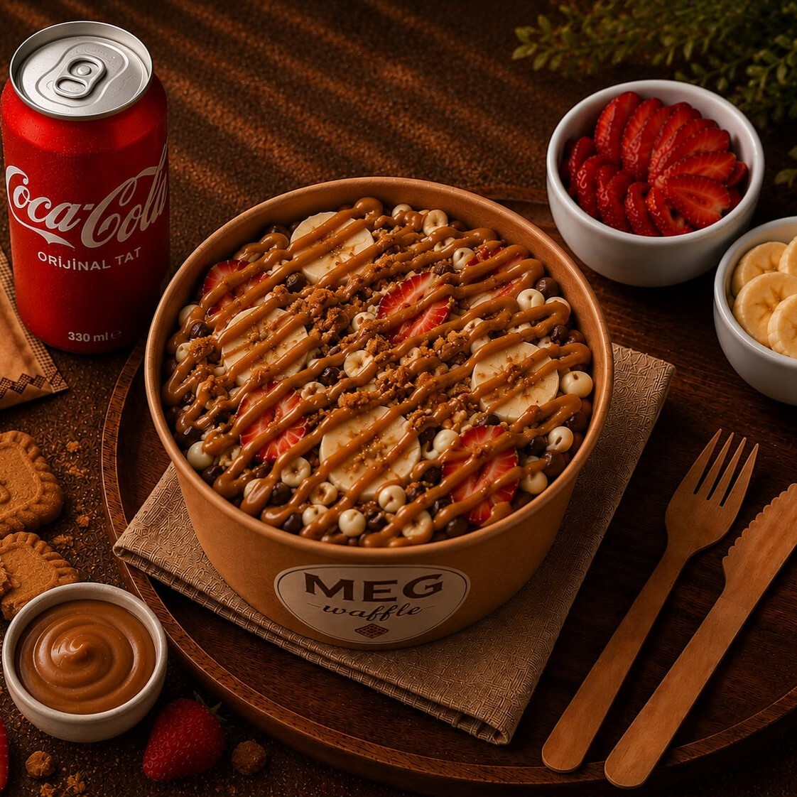 Meg Kova Lotus + Coca Cola Menü