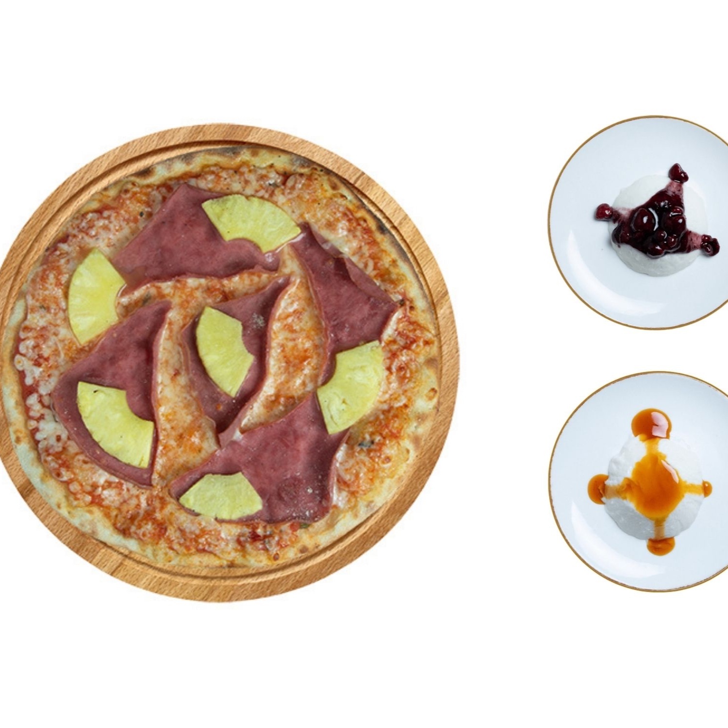 Ananas &Jambon Pizza (Orta)