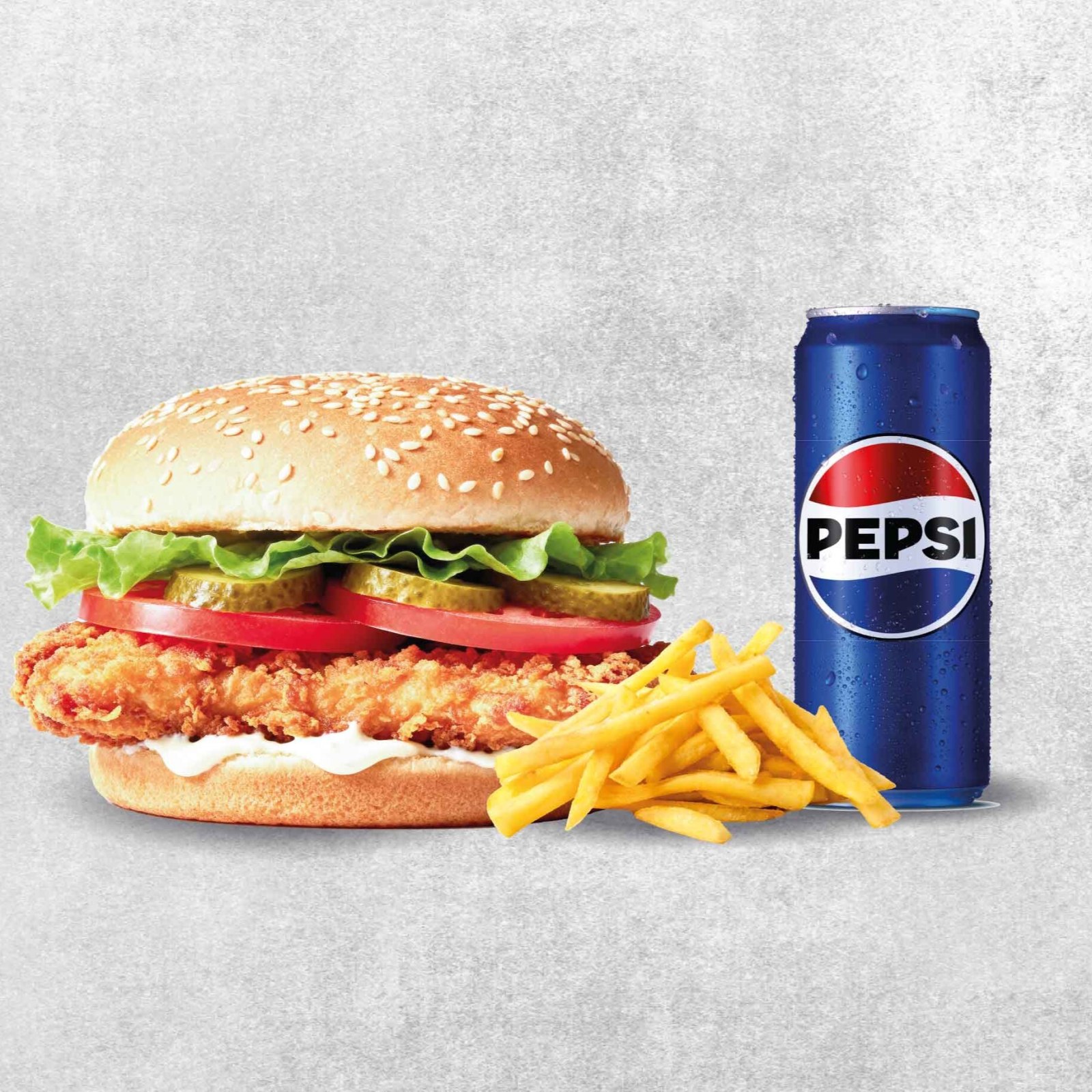 Tomato Tavuk Burger Menü