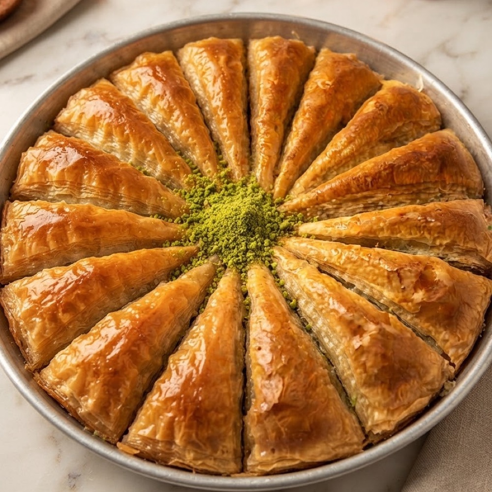 Havuç Dilim Fıstıklı Özel Baklava (1 Adet)